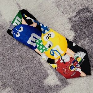 M&M's Happy New Year Millennium 2000 Multicolor Neck Tie